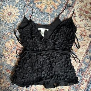 Diane Vonfurstenberg Silk Wrap Top size 0